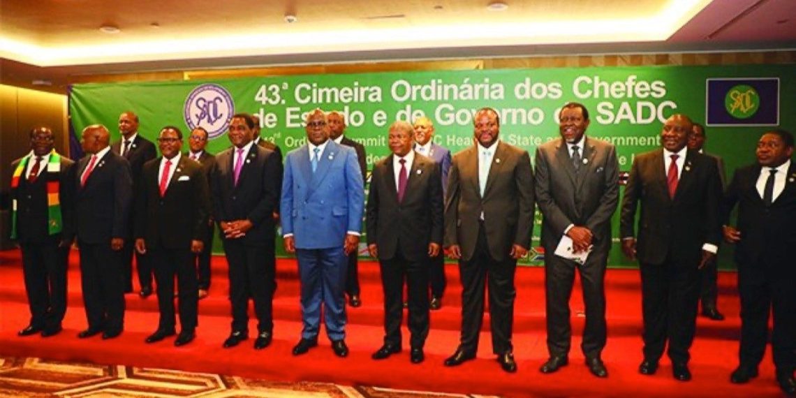 Líderes da SADC