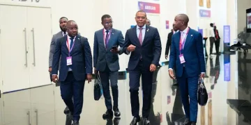 Comitiva angolana em Kigali, Rwanda