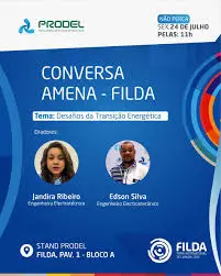 Desafios da transição energética discutidos no stand da PRODEL na FILDA